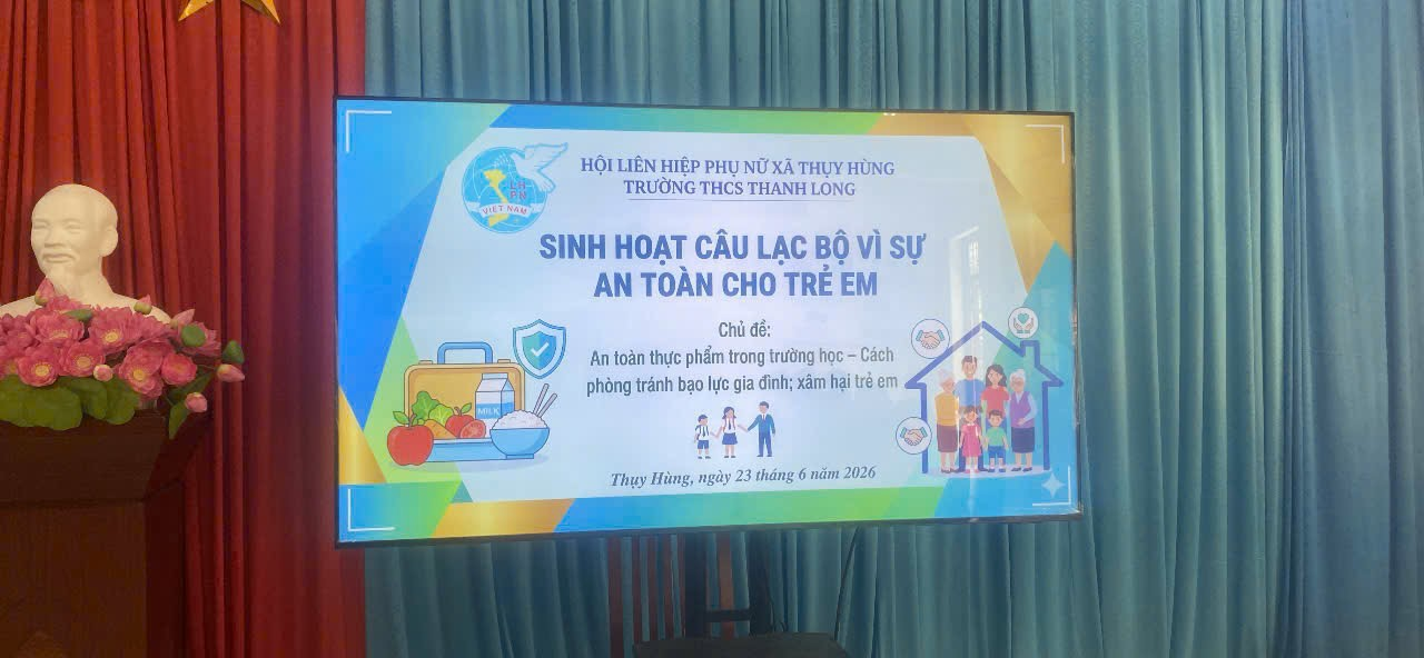 SINH HOẠT CHUYÊN ĐỀ: “AN TOÀN THỰC PHẨM” – BẢO VỆ SỨC KHỎE ĐỂ HỌC TẬP VÀ PHÁT TRIỂN