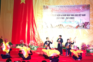 VĂN LÃNG CHƯƠNG TRÌNH GIAO LƯU VĂN NGHỆ KỶ NIỆM 40 NĂM NGÀY NHÀ GIÁO VIỆT NAM