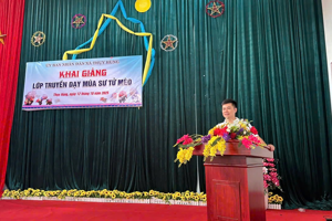 XÃ THỤY HÙNG KHAI GIẢNG LỚP TRUYỀN DẠY MÚA SƯ TỬ MÈO NĂM 2025