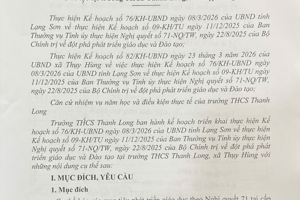 Kế hoạch triển khai thực hiện kế hoạch số 76/KH-UBND ngày 08/3/2026